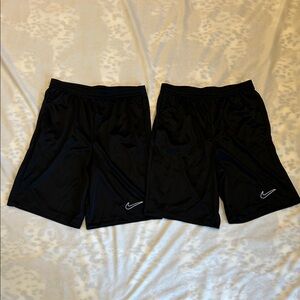 2 Nike Boy’s Black Sports Shorts